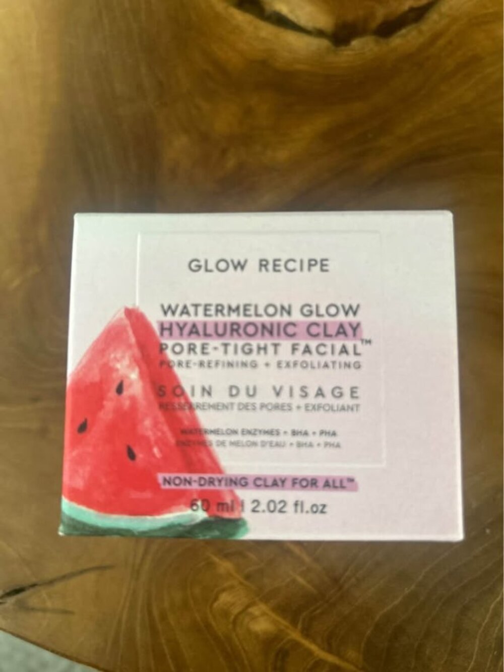 New in box Glow Recipe Watermelon Glow Hyaluronic Clay